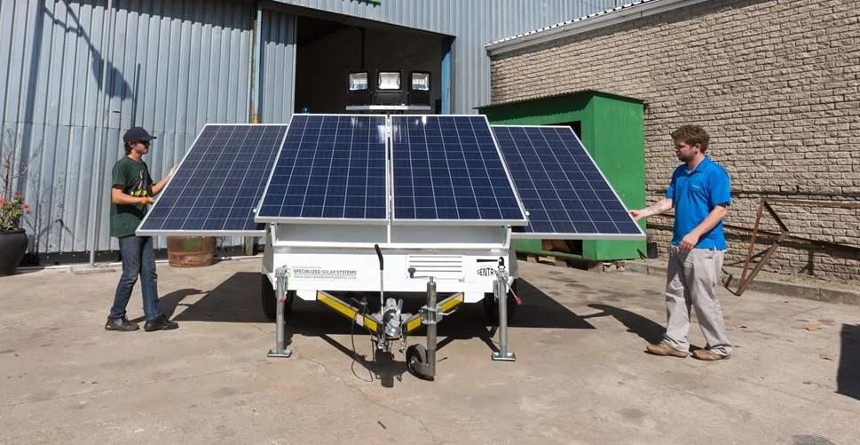 عربات الطاقة الشمسية المتنقلة